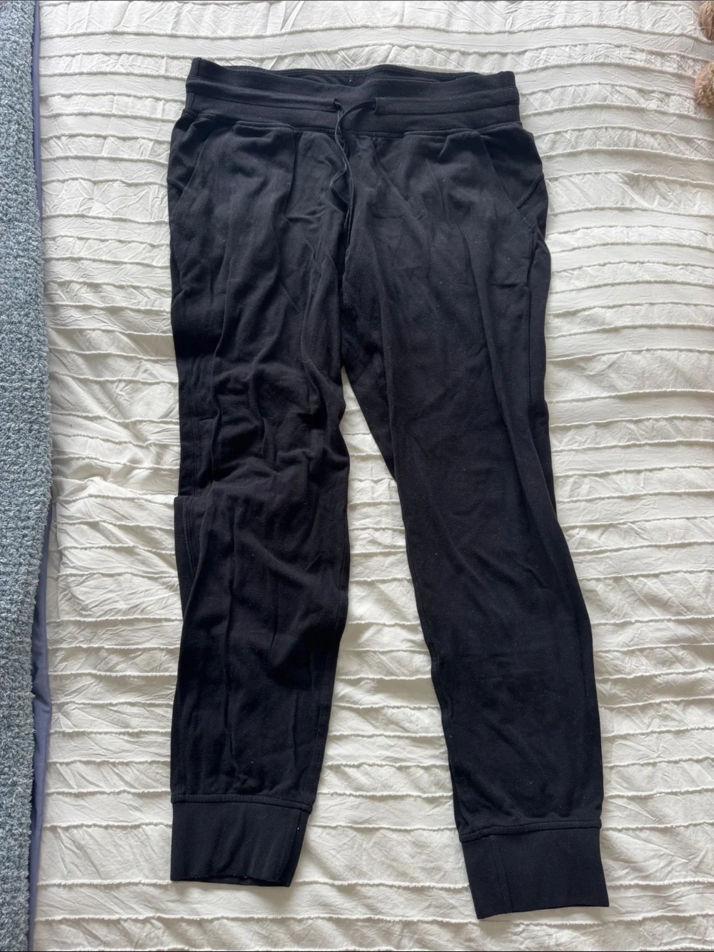 lulu Lemon Black Drawstring Jogger Pants